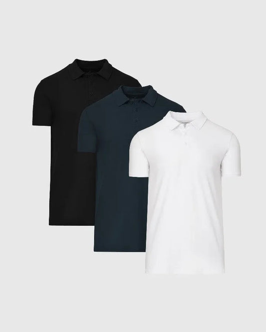 The Standard Tall Classic Polo 3-Pack